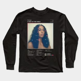 Solange - A Seat at the Table Tracklist Album Long Sleeve T-Shirt